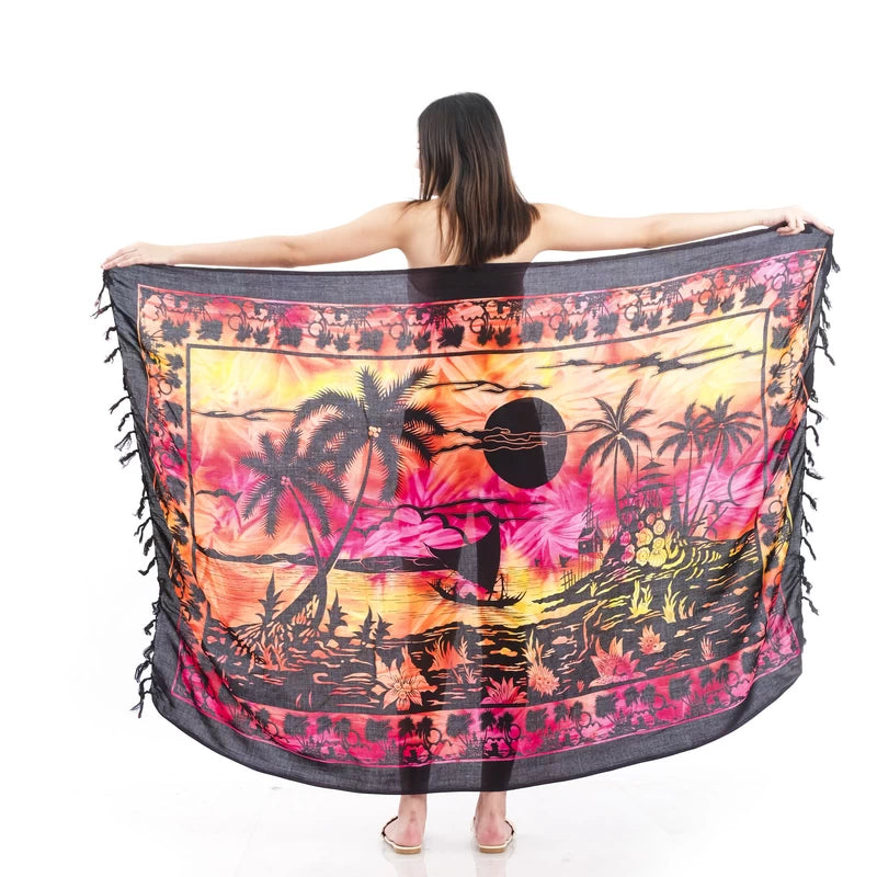 Smoke-04 Coconut Tree Print