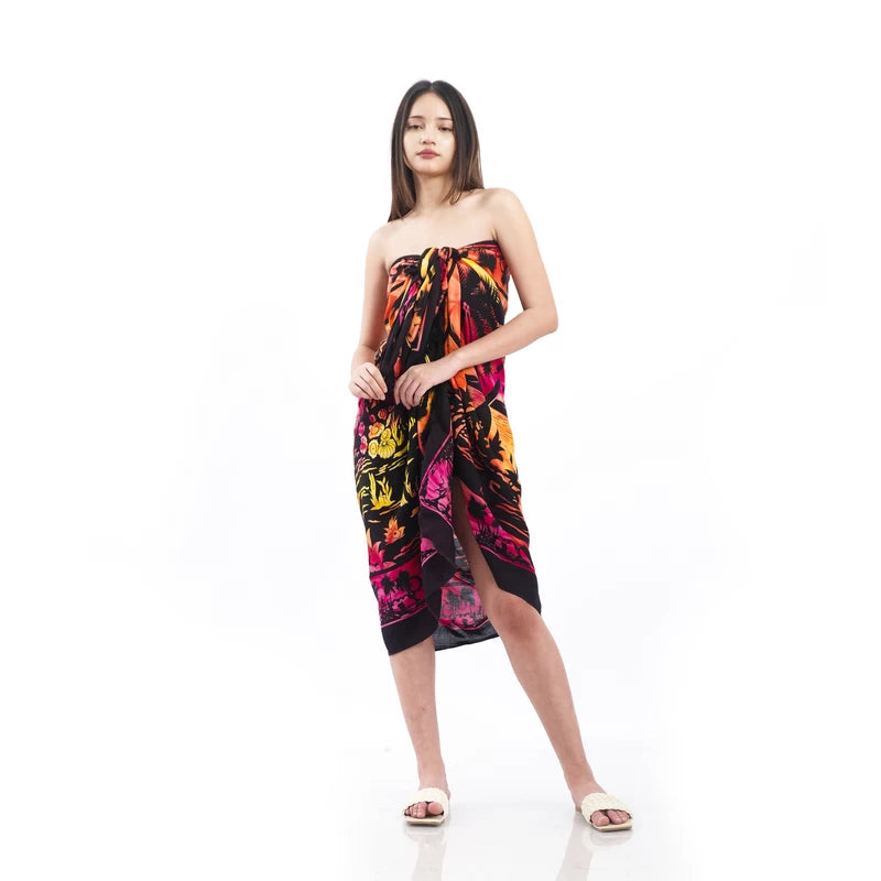 Smoke-04 Coconut Tree Print