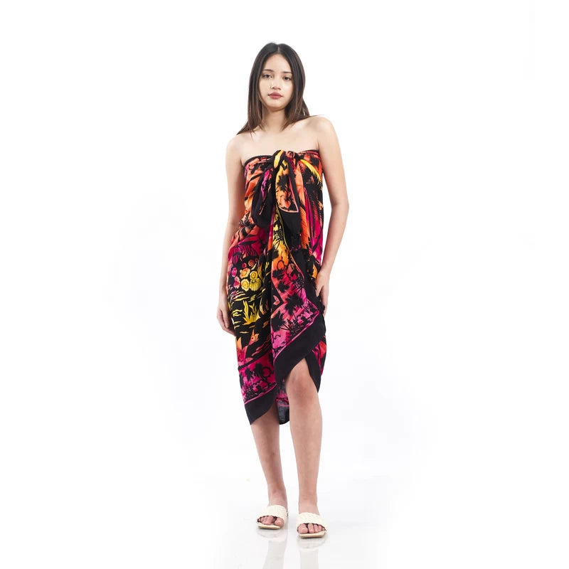 Smoke-04 Coconut Tree Print