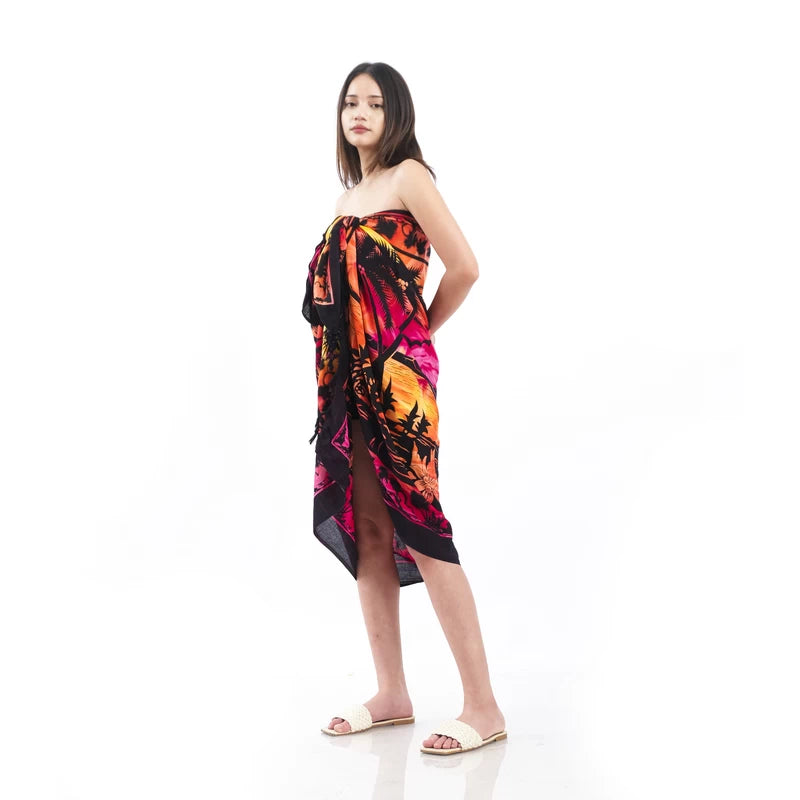 Smoke-04 Coconut Tree Print