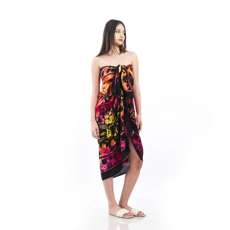 Smoke-04 Coconut Tree Print