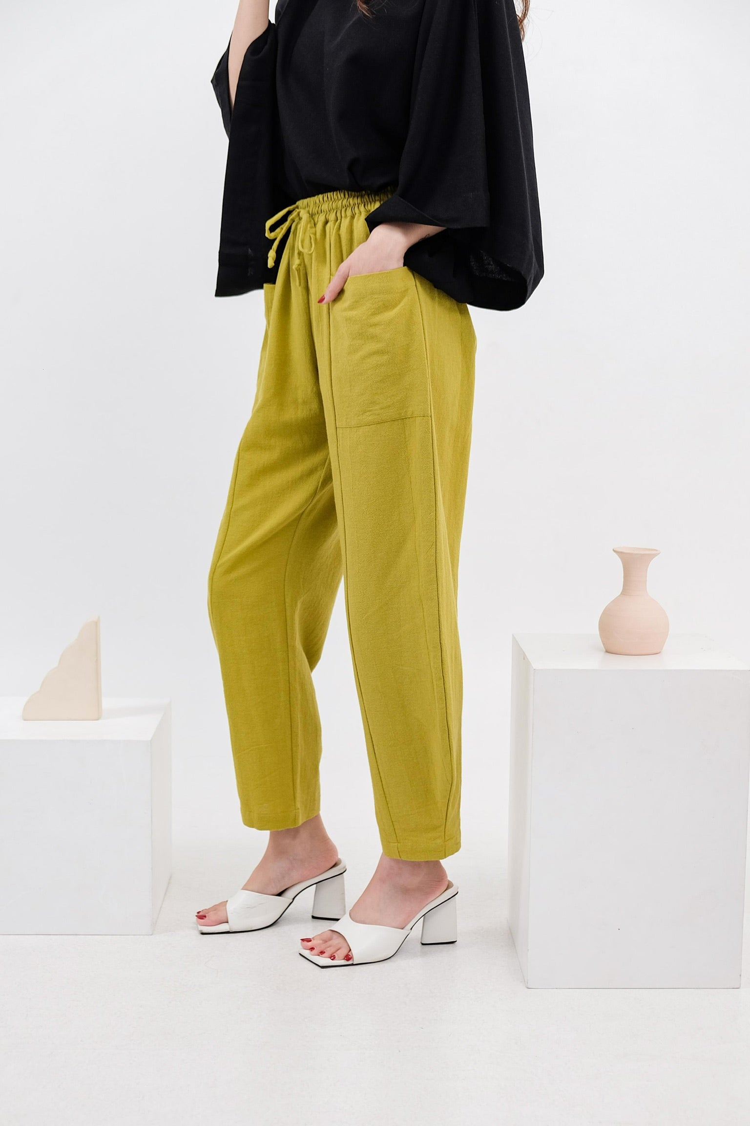 Ellisa Linen Blend Pants