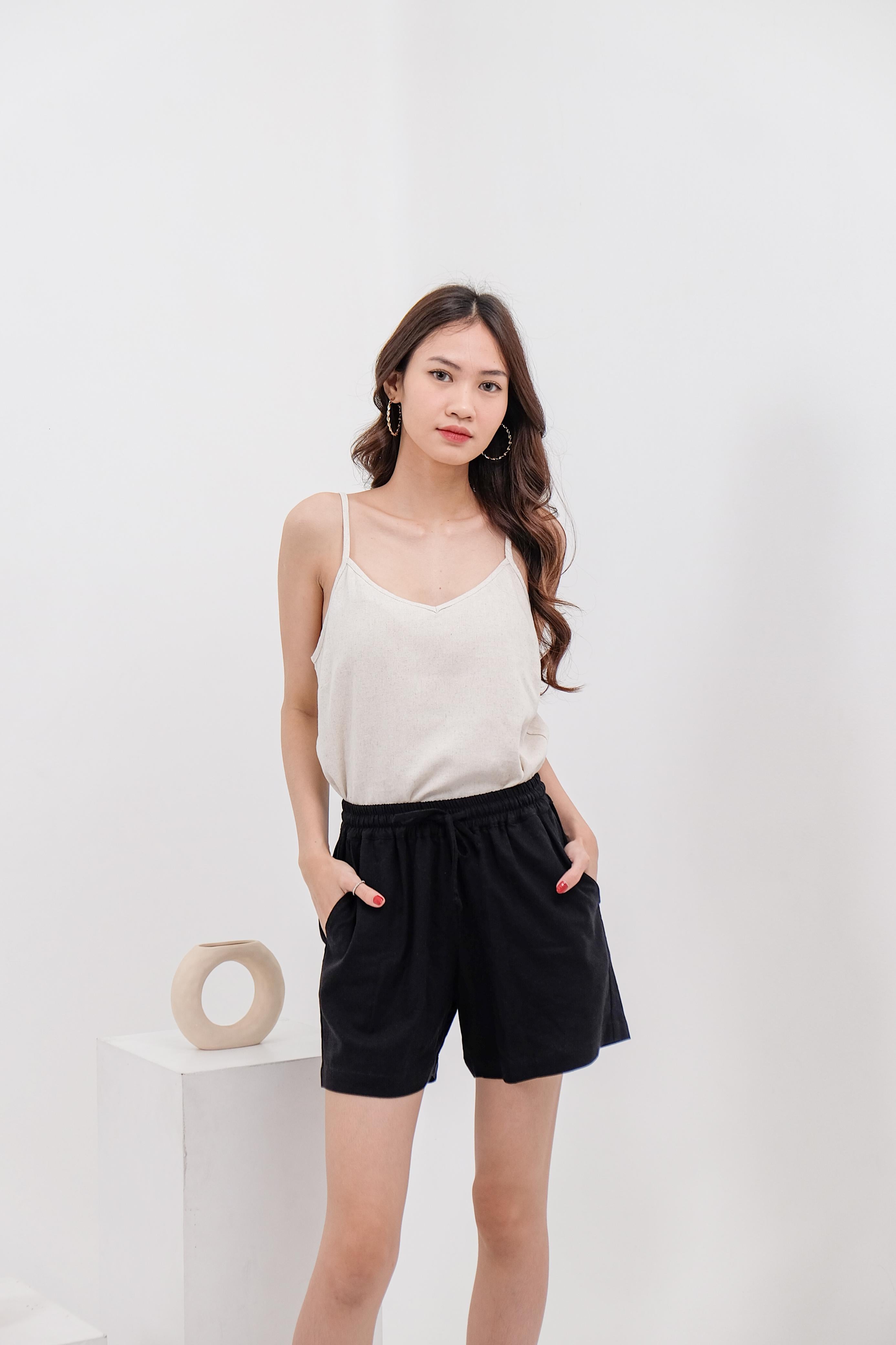 Julie Linen Blend Women's Shorts