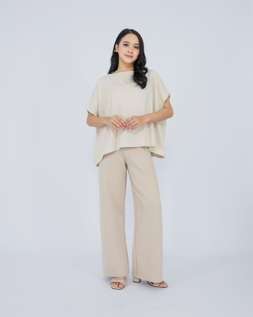 Beata Linen Blend Top