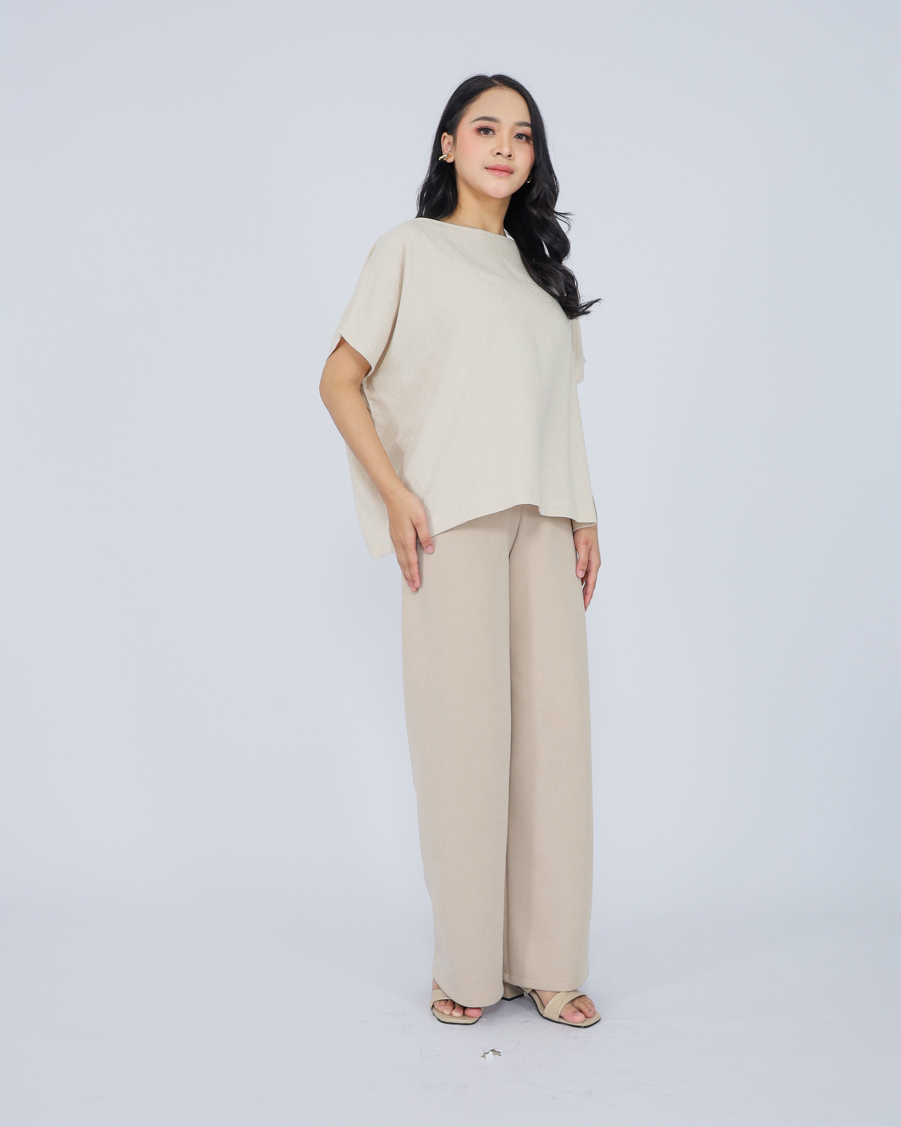 Beata Linen Blend Top