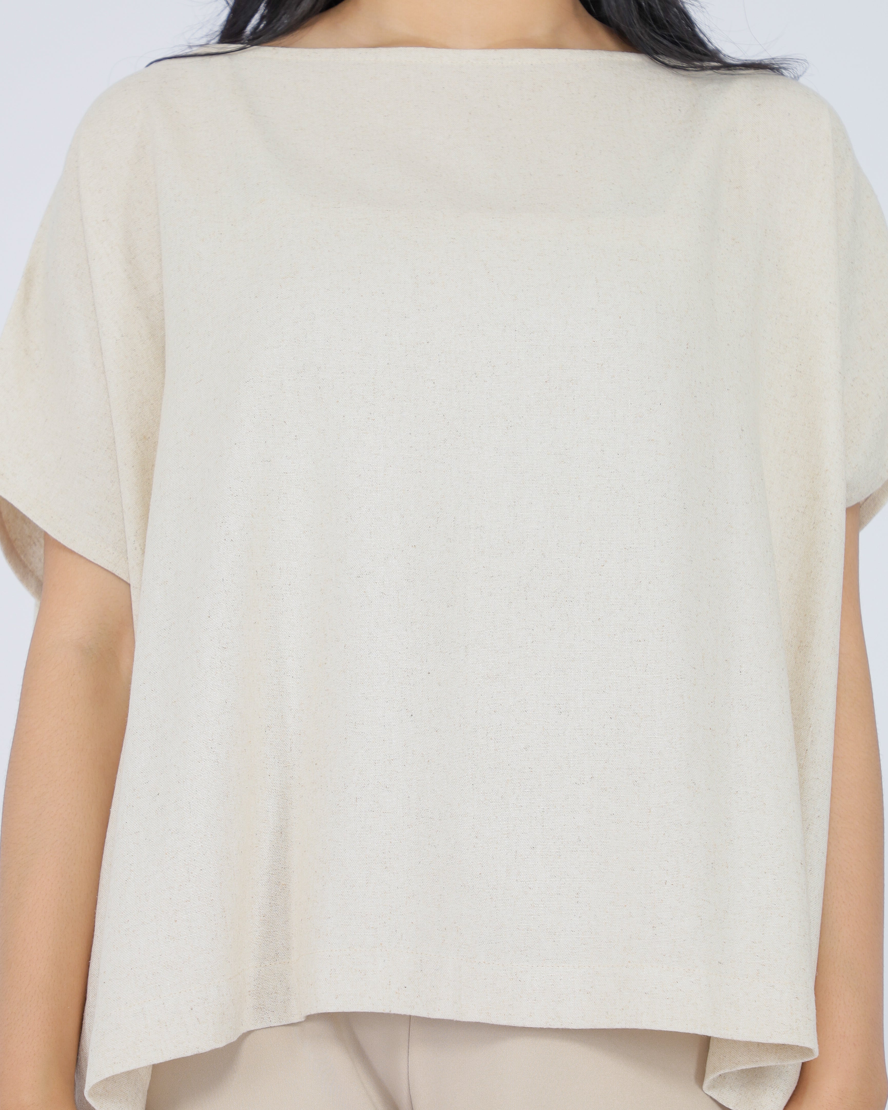 Beata Linen Blend Top