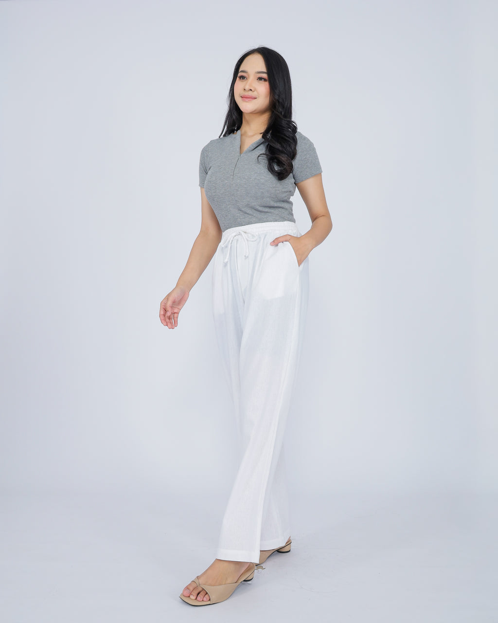 Gabriella Linen Blend Women's Pants