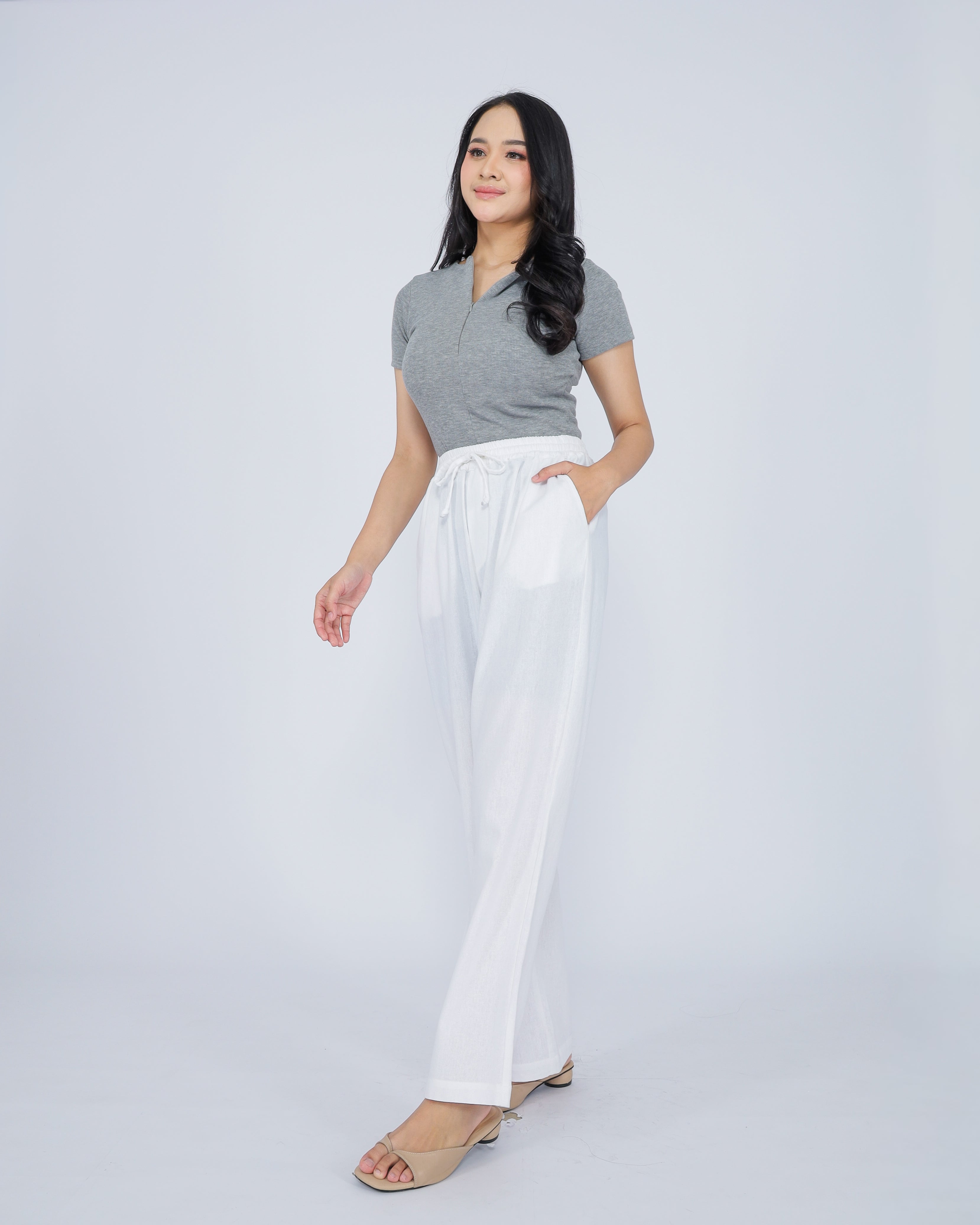 Gabriella Linen Blend Women's Pants