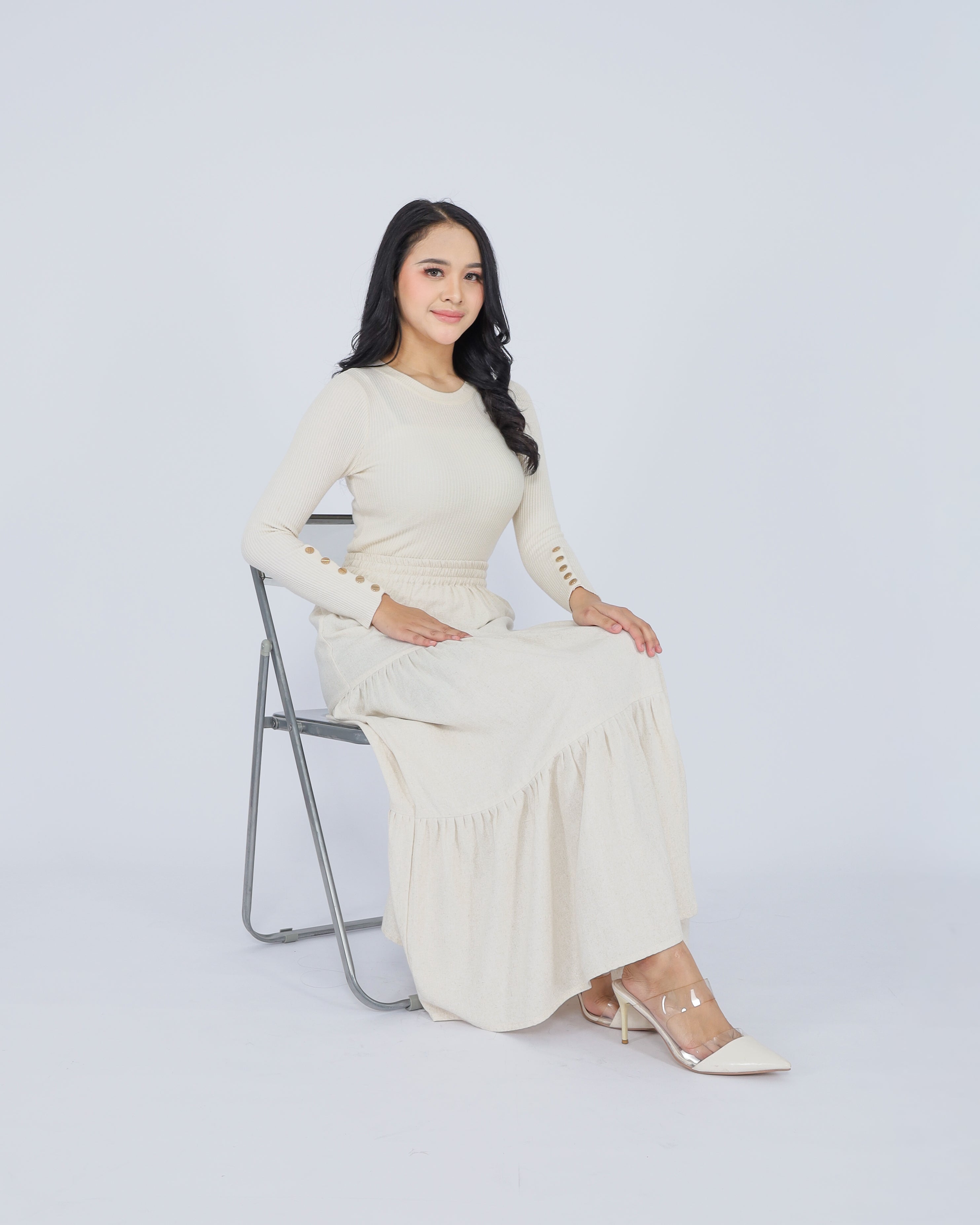 Roccio Linen Blend Skirt