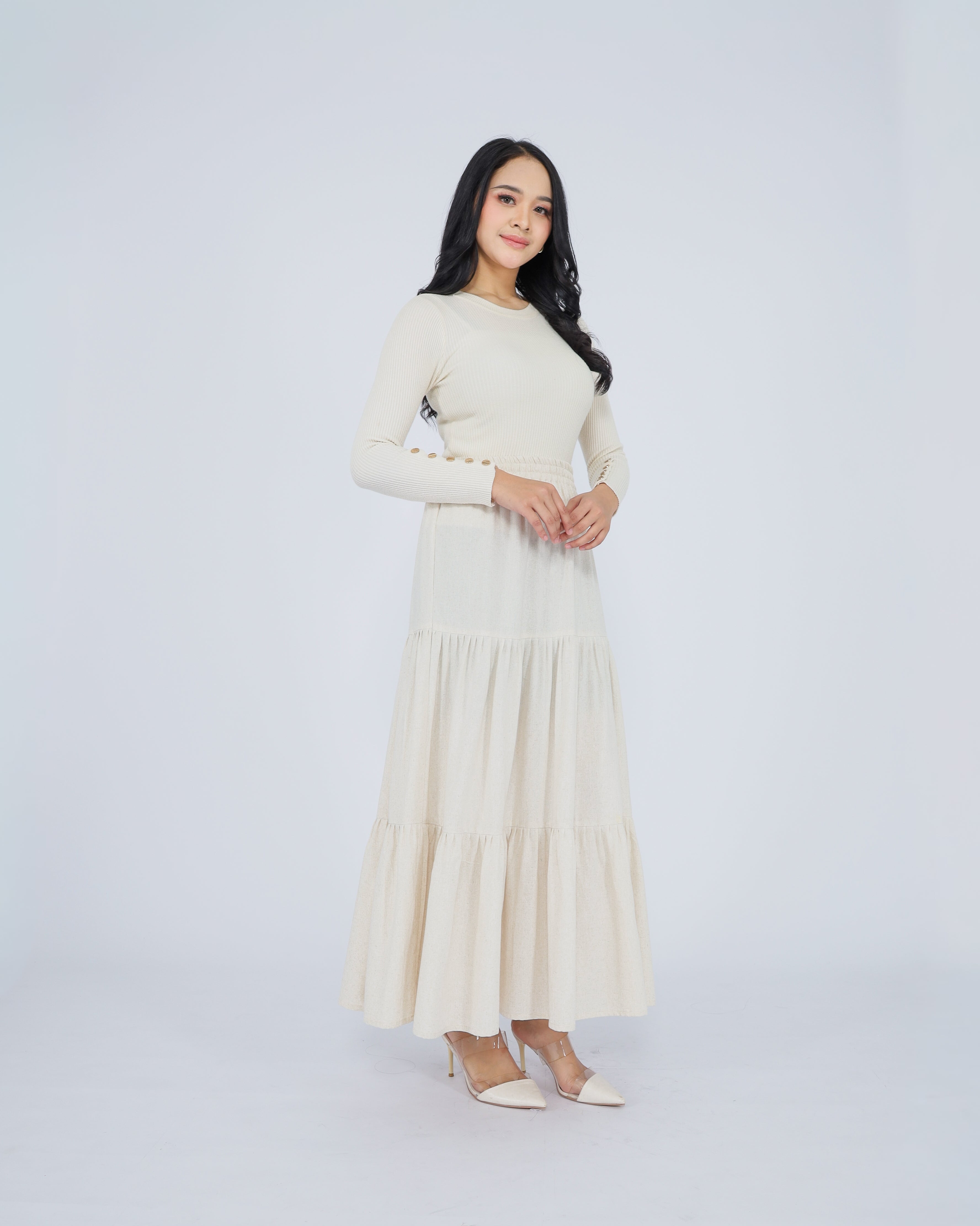 Roccio Linen Blend Skirt