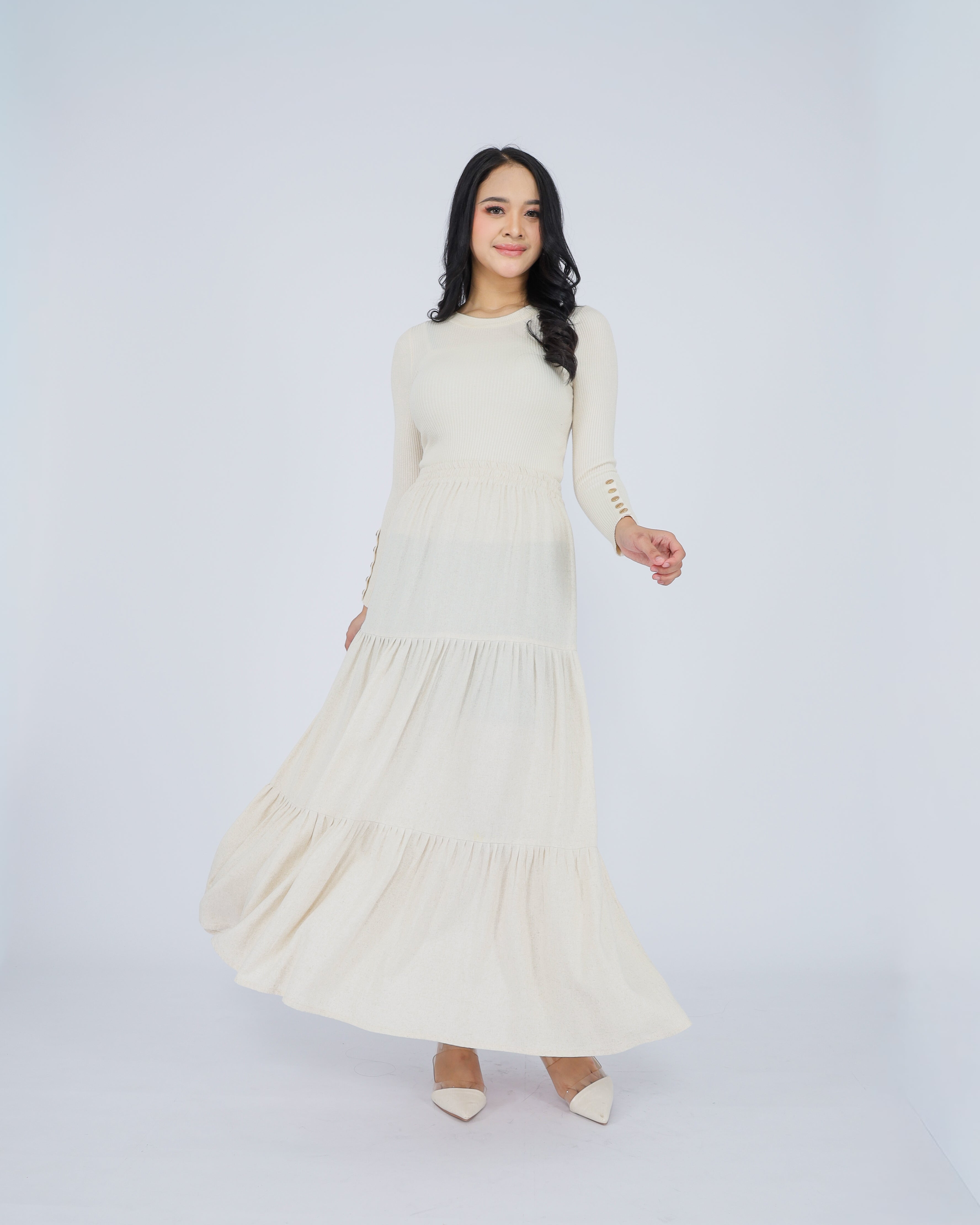 Roccio Linen Blend Skirt