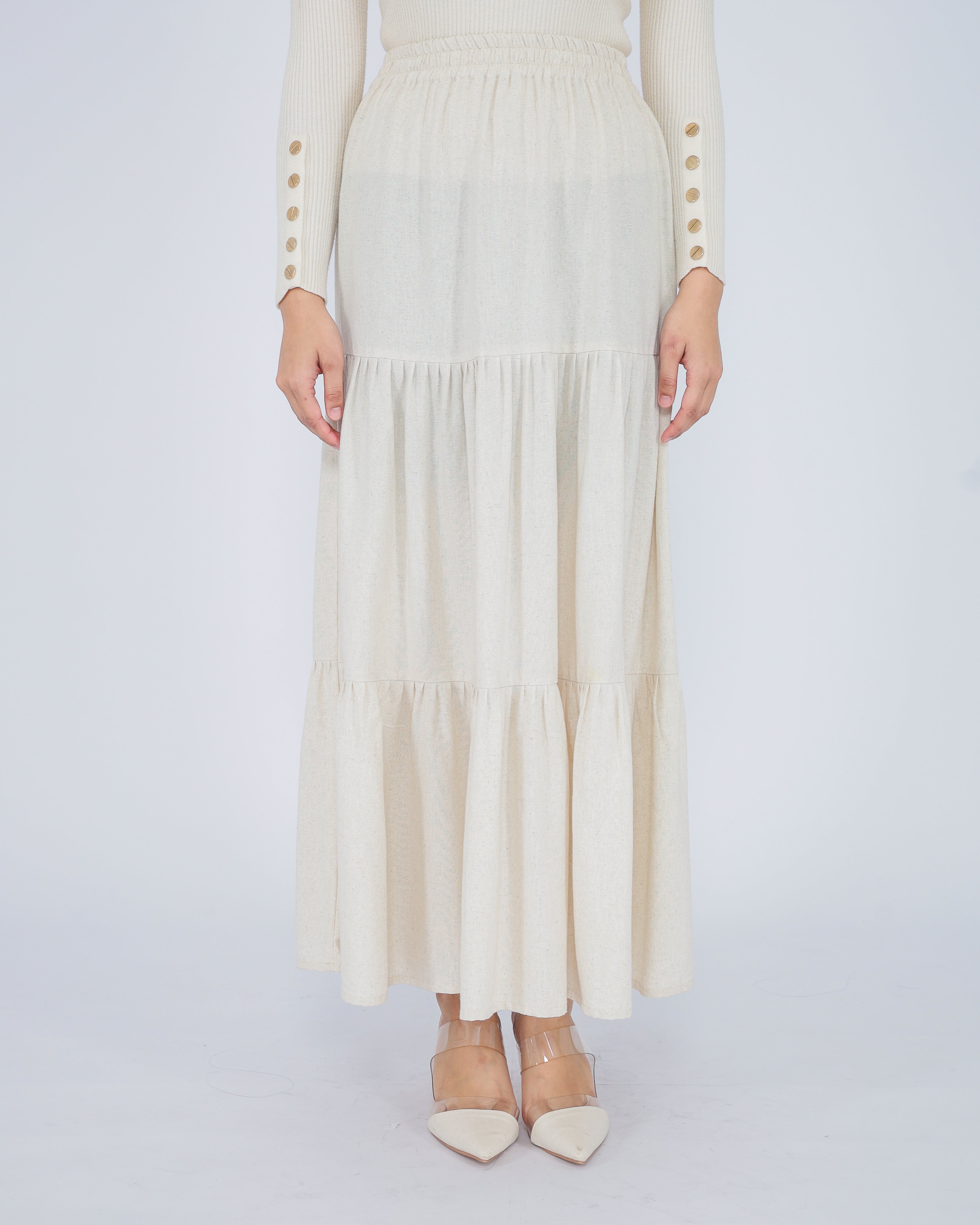 Roccio Linen Blend Skirt