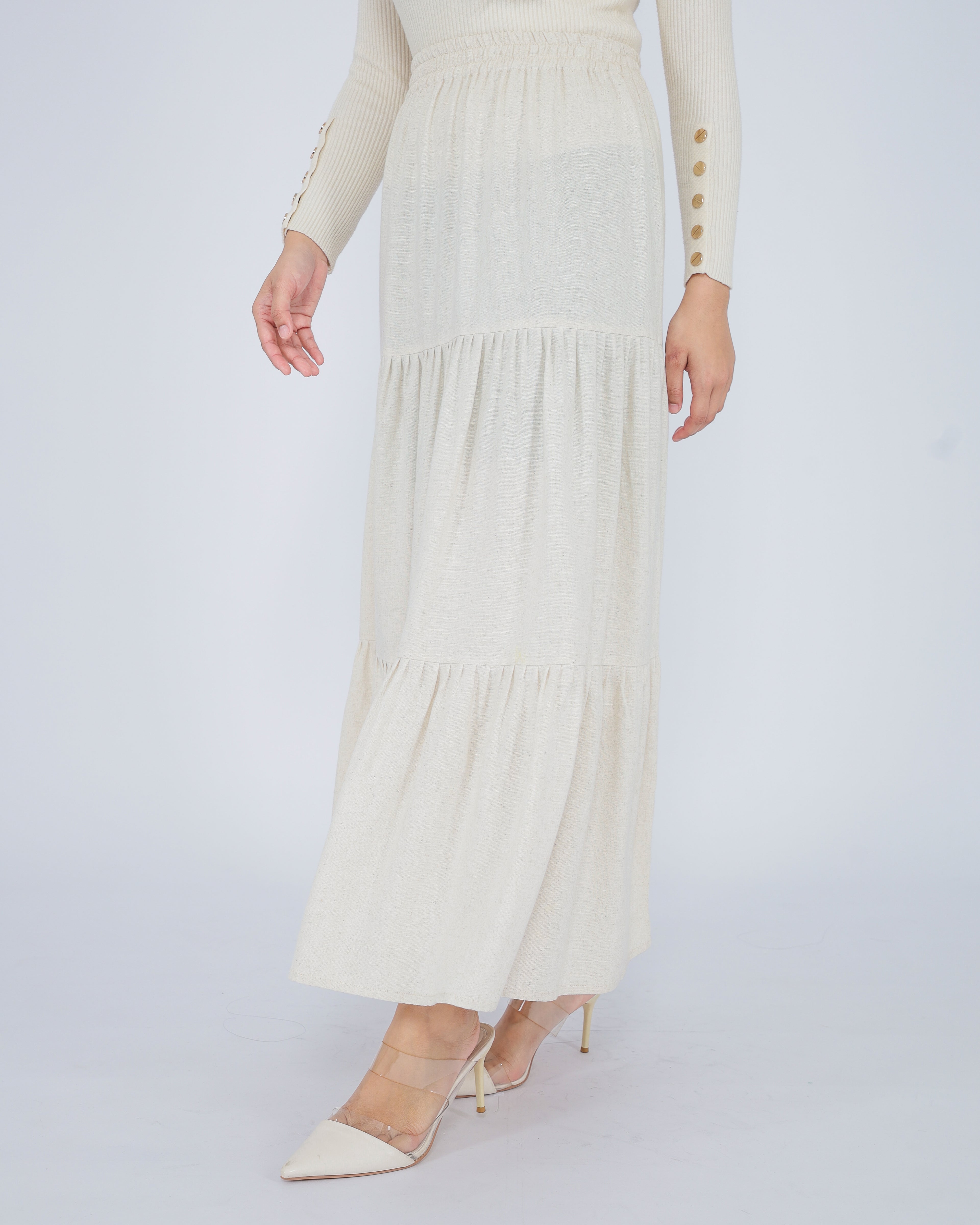 Roccio Linen Blend Skirt