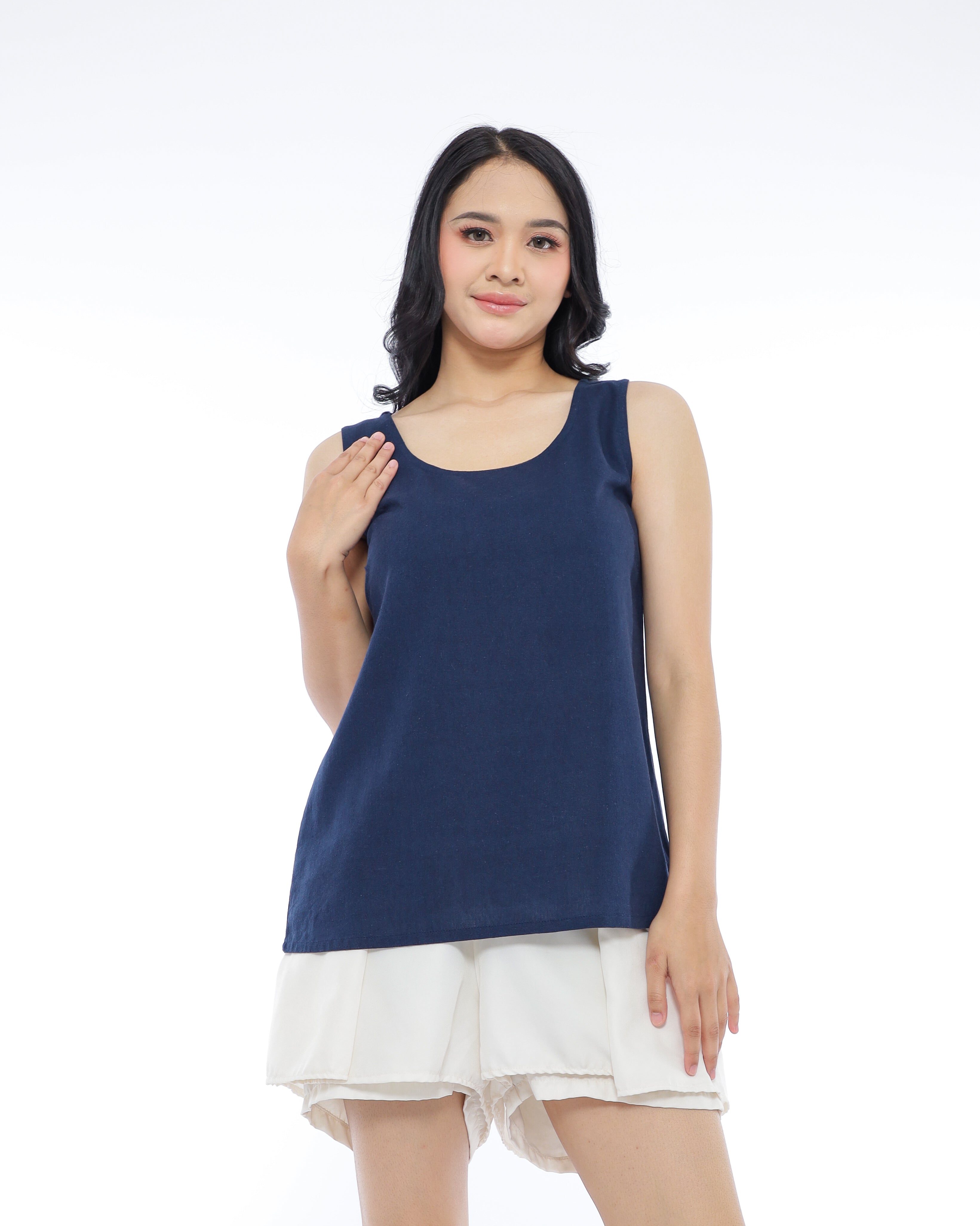 Amori Linen Blend Top