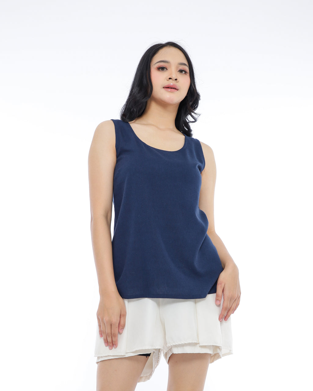 Amori Linen Blend Top