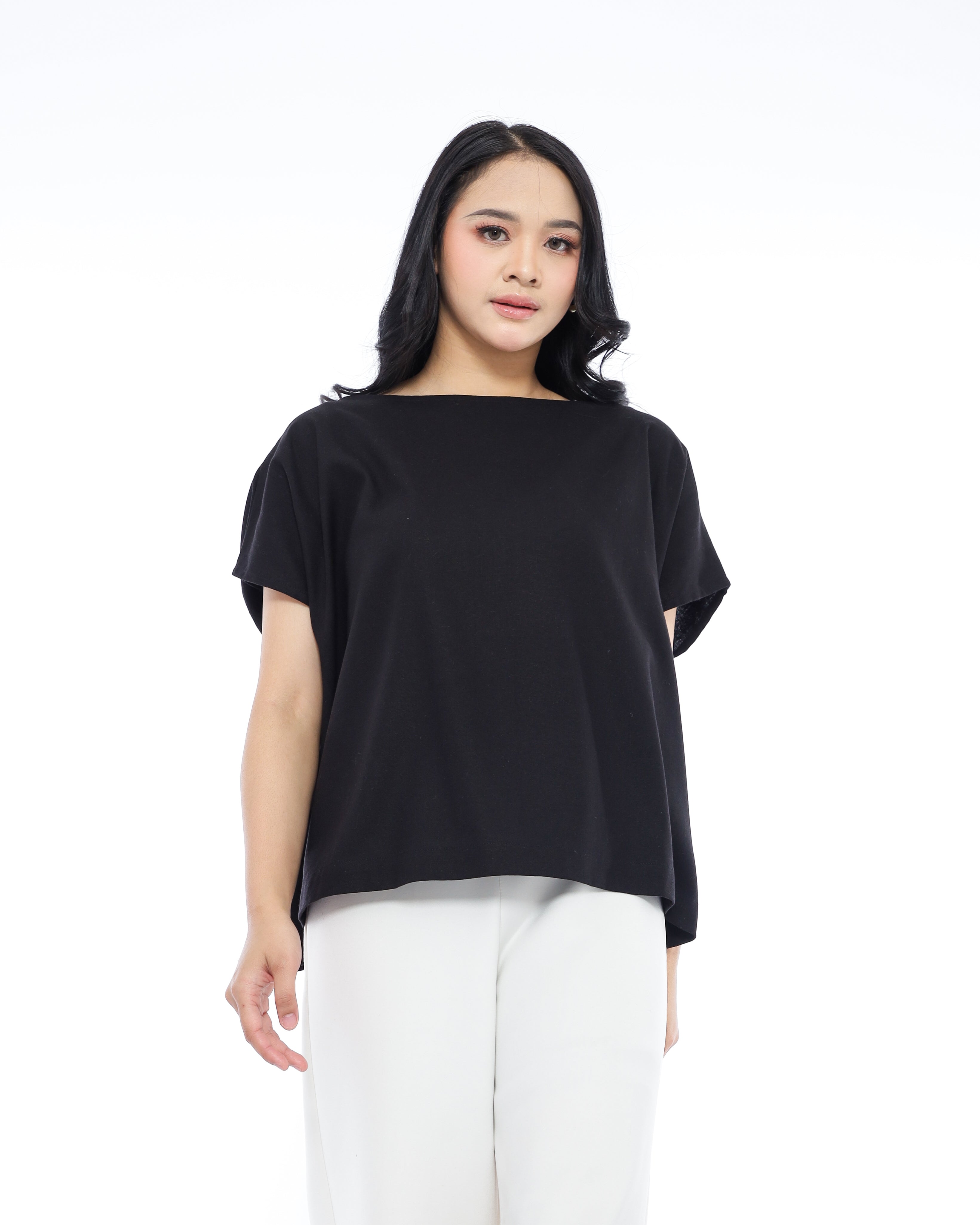 Beata Linen Blend Top