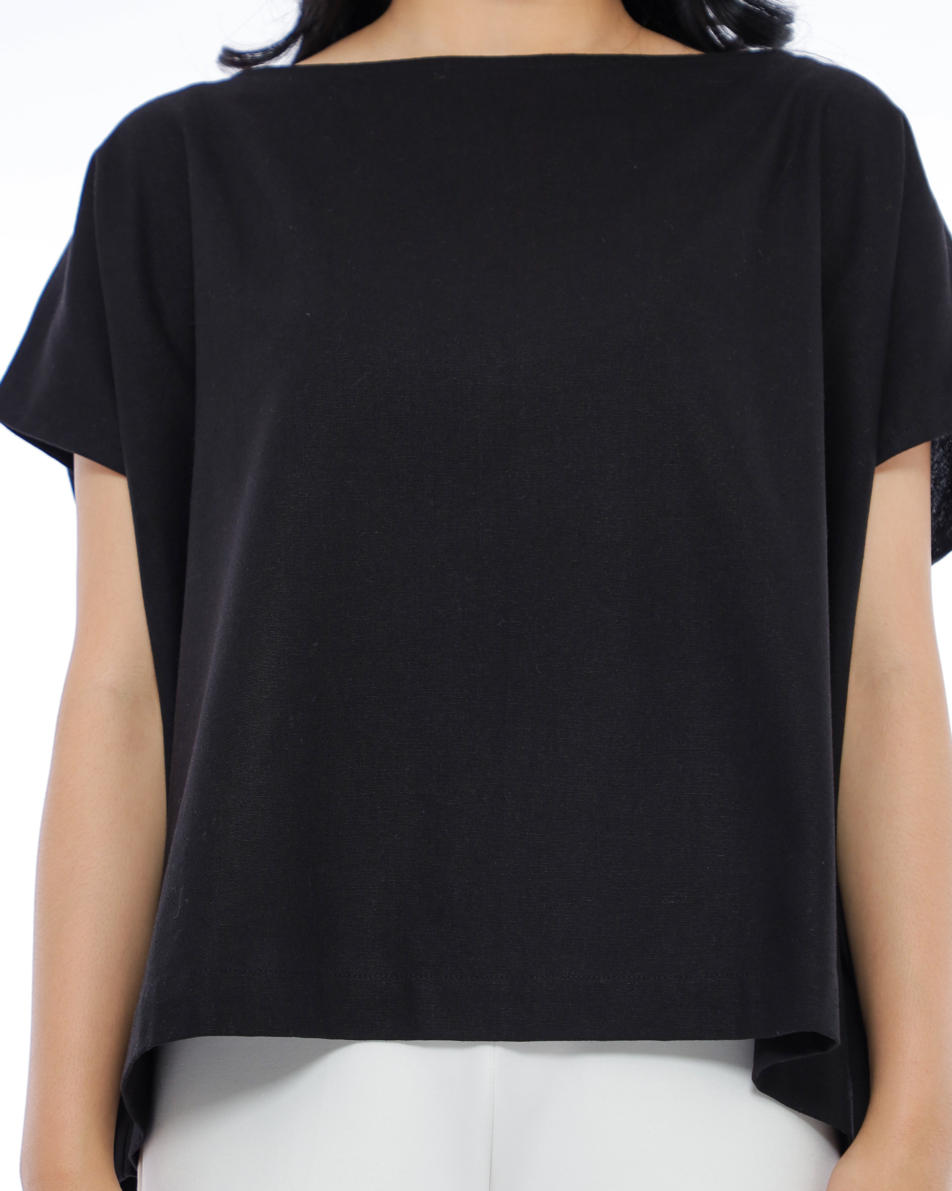 Beata Linen Blend Top