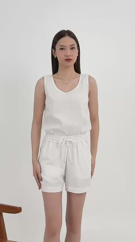 Julie Linen Blend Women's Shorts