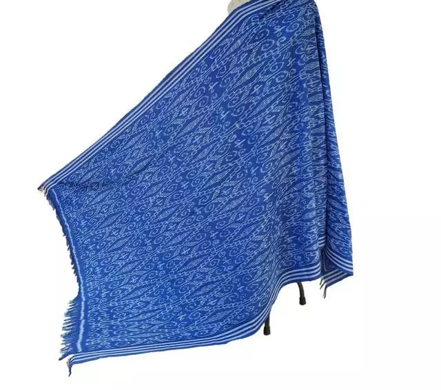 Original Tenun Ikat Woven Throw Blanket