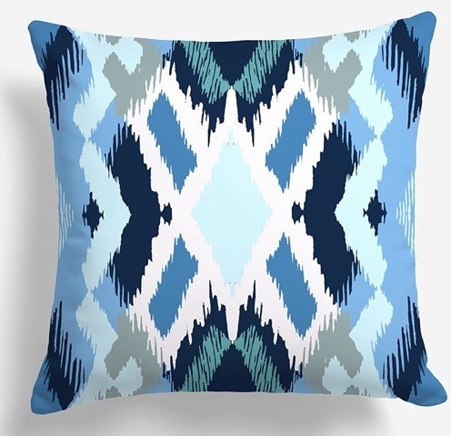 Tenun Abstrak Digital Printing Cushion cover