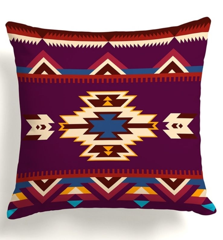Ikat Vintage Digital Printing Cushion cover