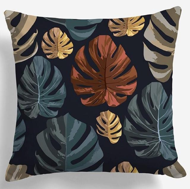 Daun Monstera Digital Printing Cushion cover