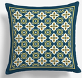 Moroccan Tile Digital Printing Cushion cover